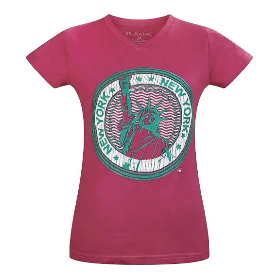 burgundy - ladies t-shirt