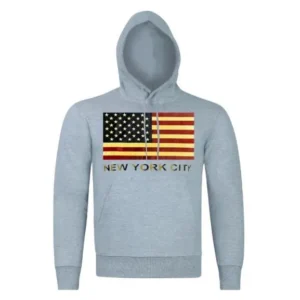 Grey - Flag Logo Hoodie