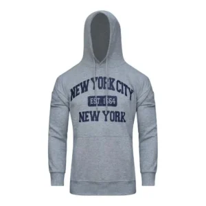 Grey-Nyc Est. Hoodie