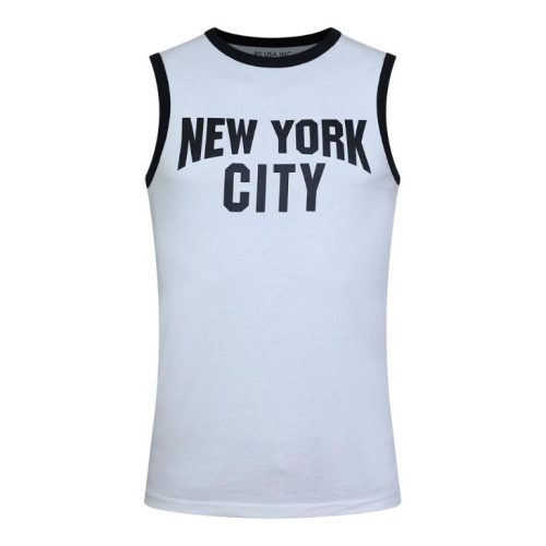 New York City Men's Sleeveless Ringer Tee