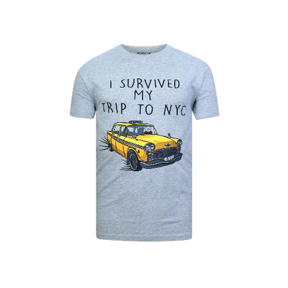 I Survived My Trip To NYC Taxi Cab T-Shirt - Image 2